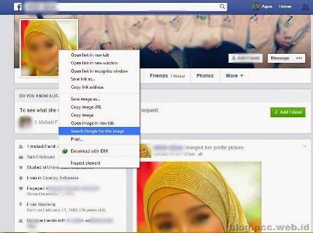 Cara Mengetahui Keaslian Foto Profil di  Facebook