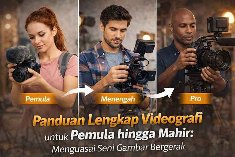 Panduan lengkap videografi untuk pemula hingga mahir